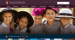 Desktop Screenshot of haileybury.com.au