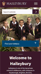Mobile Screenshot of haileybury.com.au